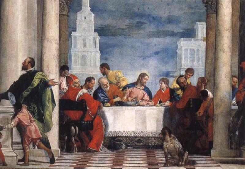 Paolo Veronese the guest meal of the Levi France oil painting art